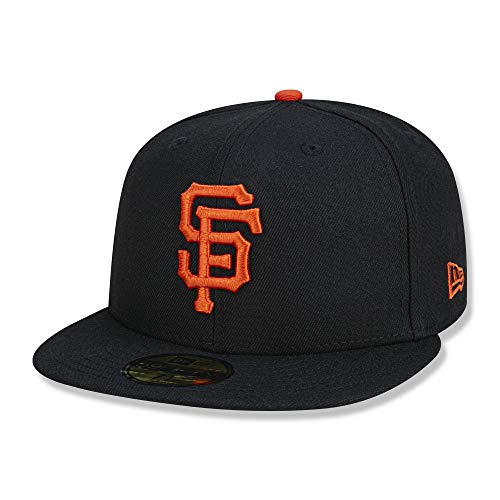 New Era Mens New York Yankees MLB Authentic Collection 59FIFTY Cap, Adult, Scarlet - color: Black, size: 7 7/8
