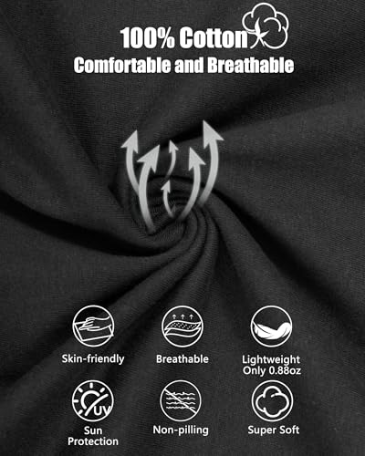 3-Pack 100% Cotton Skull Cap for Men Women Helmet Liner Caps - color: 3pcs-black,black,white