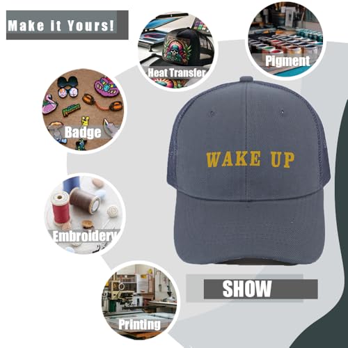 ZH 12 Pack Mesh Trucker Hats, Bulk Baseball Caps for Men and Women, Trucker Cap Wholesale - color: Dark Gray