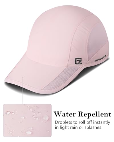 GADIEMKENSD Outdoor Running Hat Breathable Mesh 2PACK - color: Pink+pink, size: 6 7/8-7 1/4
