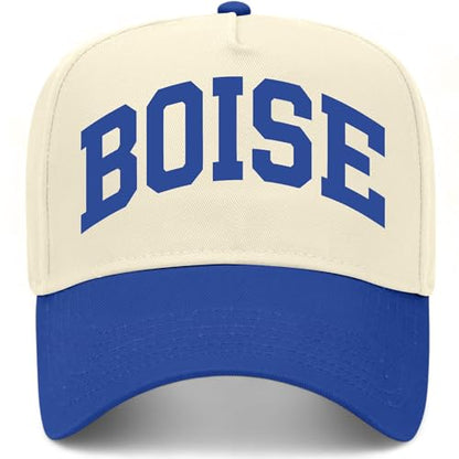 Boise Collegiate Hat - color: Royal/Natural