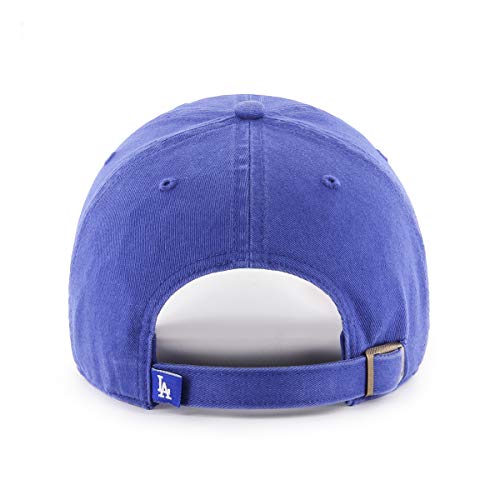 47 Los Angeles Dodgers Olive MLB Ballpark Camo Clean Up Cap - color: Blue