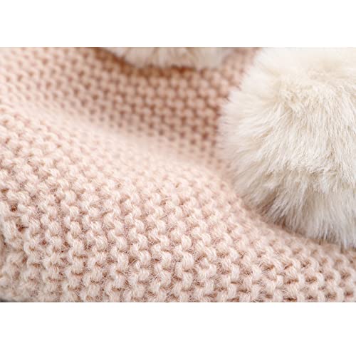 Cute Baby Kids Girls Boys Warm Winter Stretchy Cat Hat Beanie - color: E