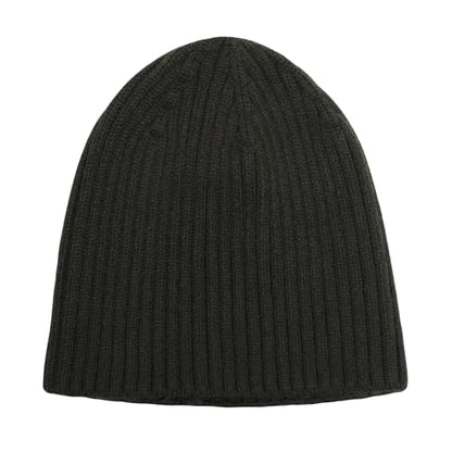ZLYC Men Winter Knit Fisherman Beanie Hat Fashion Warm Daily Skull Cap - color: Solid Army Green