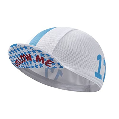 Man's Cycling Cap - Polyester Road Cycling Hat-Under Helmet - Cycling Helmet Liner Breathable&Sweat Uptake - color: A24