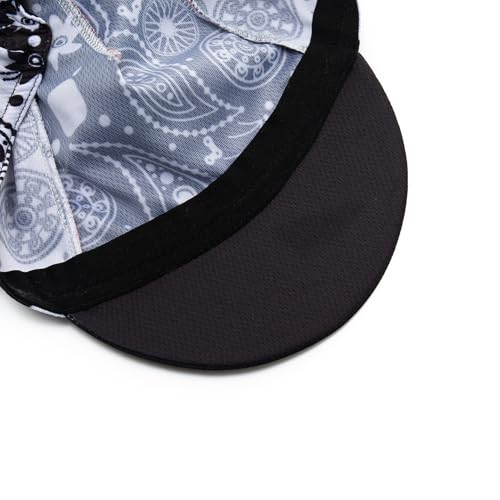 Cycling Cap for Man and Woman Cycling Hat Under Helmet-Polyester Breathable Sweat Absorbent - color: Flo-29