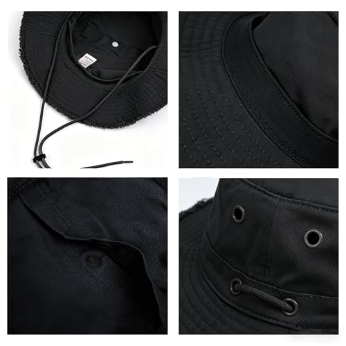 Bucket Hats Sun Hat UV Protection Packable Fishing Hats for Women Lightweight Hiking Hat - color: Horse Heartbeat