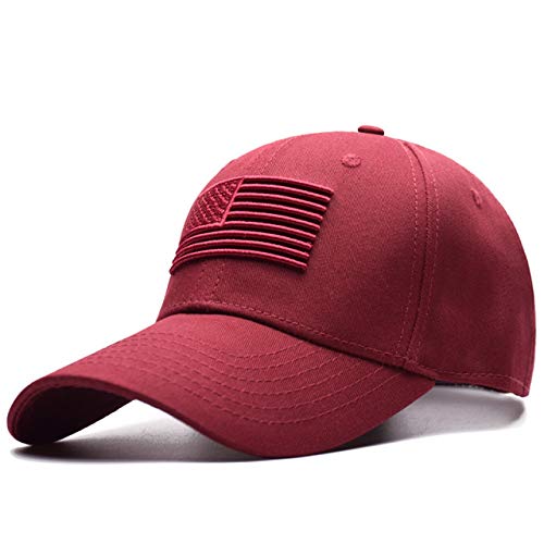 American Flag Hats - color: 3.11 Claret