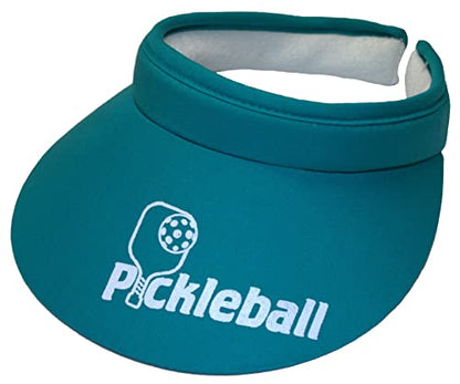 Cushees.com™ Slip-On Visor [733 Pickleball] - color: Teal