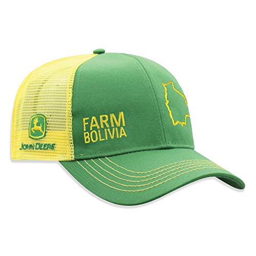 John Deere Farm State Pride Contrast Mesh Back Core Baseball Cap - color: Farm Bolivia