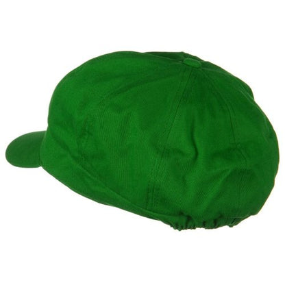 e4Hats.com Cotton Elastic Newsboy Cap - color: Lime, size: Medium-Large