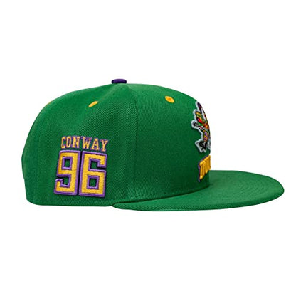 D-5 Mighty Ducks #96 Conway #99 Banks Baseball Cap - color: #96 Green