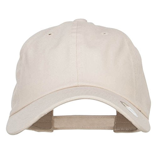 Nissi Unstructured Cotton Twill Washed Cap - color: Beige