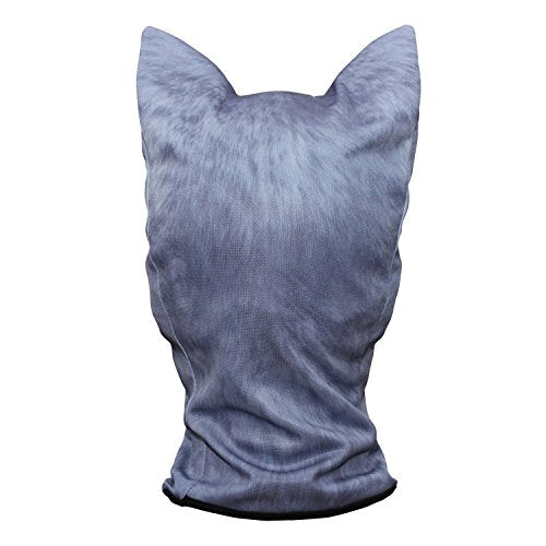 WTACTFUL 3D Animal Ears Balaclava, Breathable Face Mask for Halloween - color: British Shorthair Meb-06