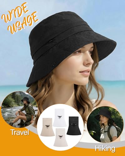 Sun Bucket Hats for Women UV Protection, Summer Beach Hat