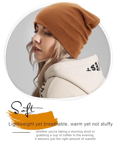Thin 100% Cotton Fine-Knit Beanie Hat Slouchy Soft Chemo Skull Cap - color: 1-blue