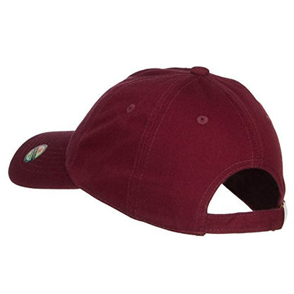 Nissi Unstructured Cotton Twill Washed Cap - color: Wine