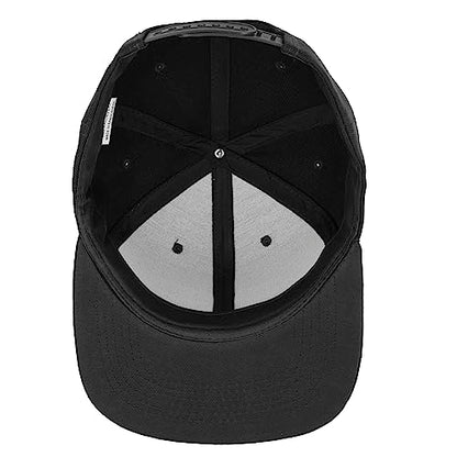 Gelante Plain Blank Flat Brim Adjustable Snapback Baseball Caps LOT 6 Pack - color: Black