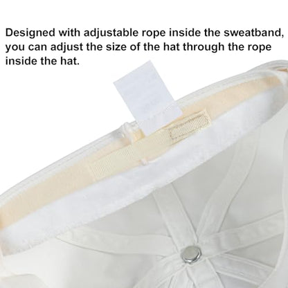 Toddler 8 Panel Cotton Newsboy Cap - color: White, size: 2-3T