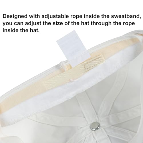 Toddler 8 Panel Cotton Newsboy Cap - color: White, size: 6-8 Years