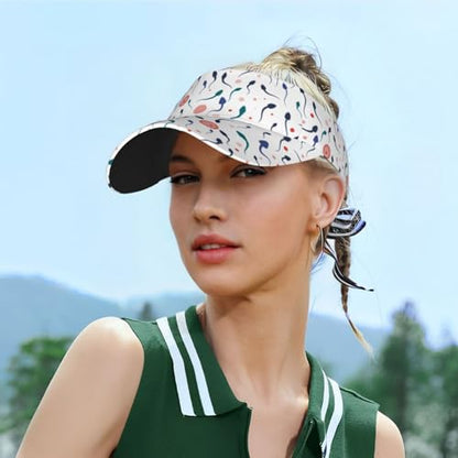 Gianlaima Funny Golf Sun Visor Hat for Women Men - color: Black16
