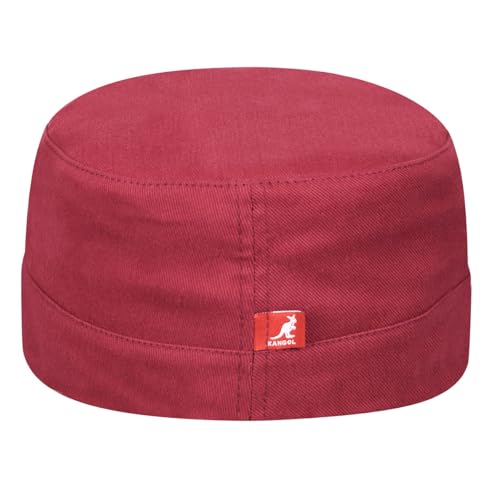 Kangol Cotton Twill Army Cap - color: Cardinal, size: Small-Medium