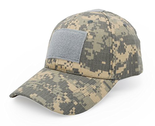 UltraKey Military Tactical Operator Cap, Outdoor Army Hat Hunting Camouflage Baseball Cap - color: Green Digital