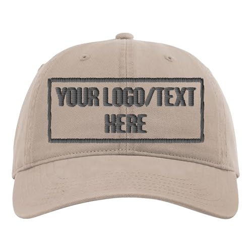 Custom Dad Style Embroidered Hat for Men, Customized Baseball Cap, Gorras para Hombres, Personalized Hats for Men - color: Dark Khaki