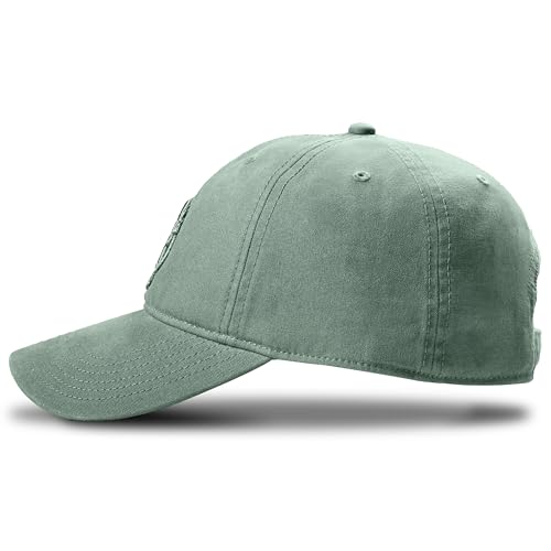 Timberland Soundview Baseball Cap for Boys 7-14, Cotton Canvas, Adjustable, Lightweight & Durable, One Size - color: Green Bay (Light Green)