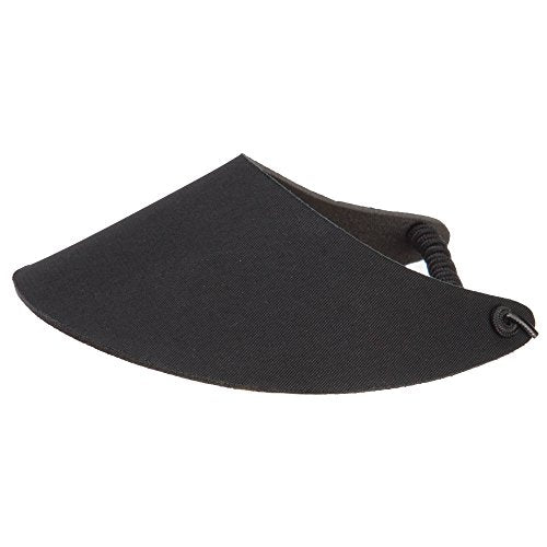 e4Hats.com Fabric Foam Visor - color: Black