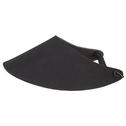 e4Hats.com Fabric Foam Visor - color: Black
