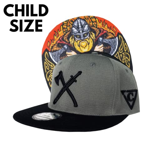 Capiche [99+ Variations] Special Series Snapback Cap - One Size Unisex Men - color: [Child Size] the Viking