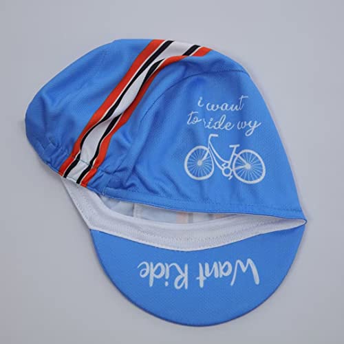 Man's Cycling Cap - Polyester Road Cycling Hat-Under Helmet - Cycling Helmet Liner Breathable&Sweat Uptake - color: Cce