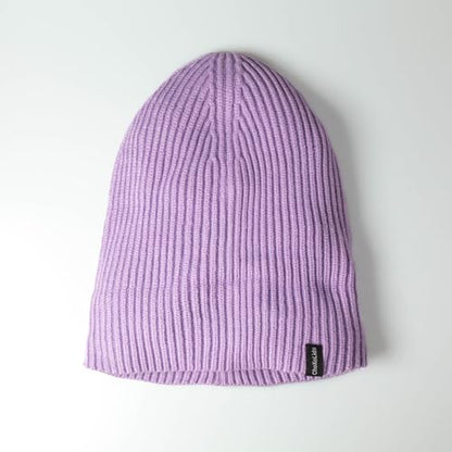 Fisherman Beanie Cuffed Knit Winter Hat Trawler Sailor Watch Cap Men Women - color: Ribbed (Lavender)