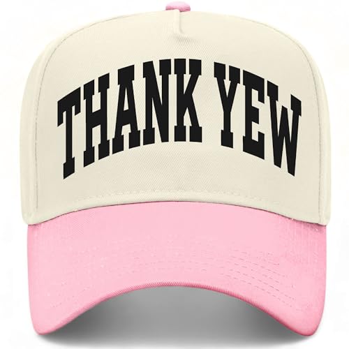 Thank Yew Collegiate Hat - color: Pink/Natural