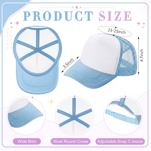Hercicy 40 Pack Blank Trucker Hat Bulk - color: Macaron Colors