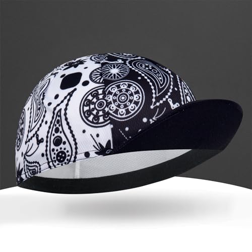 Cycling Cap for Man and Woman Cycling Hat Under Helmet-Polyester Breathable Sweat Absorbent - color: Flo-29