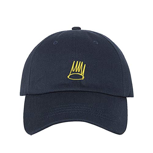 Born a Sinner Baseball Cap - Dad Hat - Sinner Crown Hats - color: Navy