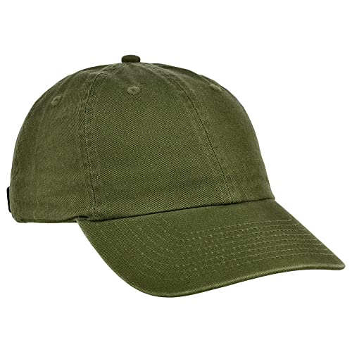 Lids Blank Baseline Dad Adjustable Strapback Hat - color: Olive