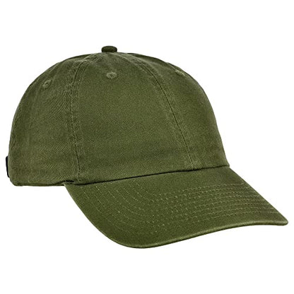 Lids Blank Baseline Dad Adjustable Strapback Hat - color: Olive
