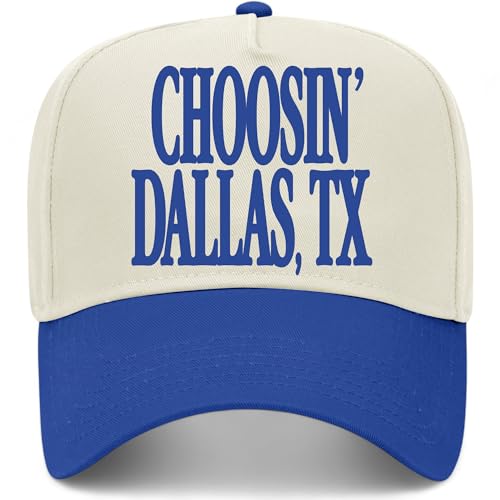 BROTHER TRUCKERS Choosin' Dallas Texas Hat - color: Royal/Natural