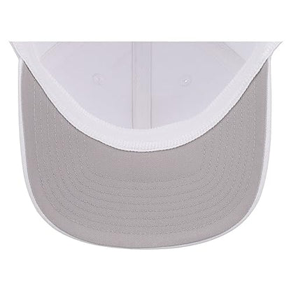 Lids Blank All Star Classic Structured Stretch Fitted Baseball Cap – Curved Bill Hat for Men and Women - color: White, size: Small-Medium