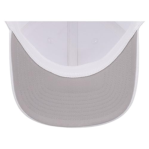 Lids Blank All Star Classic Structured Stretch Fitted Baseball Cap – Curved Bill Hat for Men and Women - color: White, size: Large-X-Large
