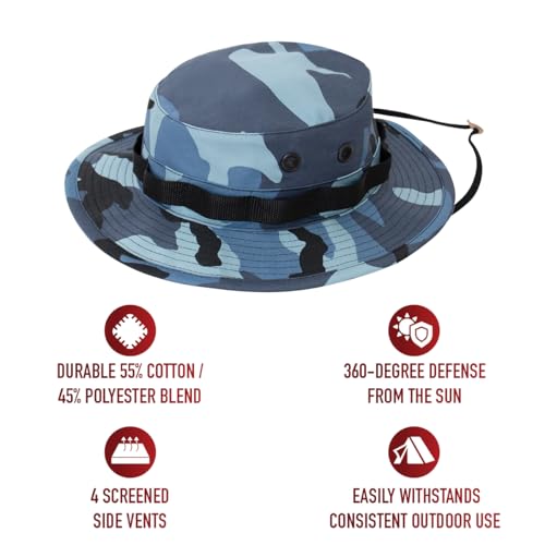 Rothco Unisex-Adult Military - color: Sky Blue Camo, size: 7 1/4