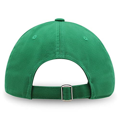 JPAK Two Tomatoes Premium Dad Hat Embroidered Cotton Baseball Cap Vegetables Embroidery - color: Kelly Green