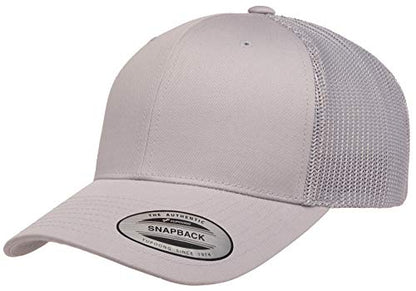 Yupoong Yp Classics Retro Trucker Cap - color: Silver, size: One Size, style: Single