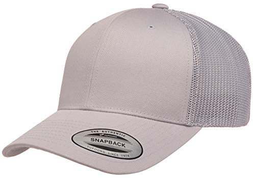 Yupoong Yp Classics Retro Trucker Cap - color: Silver, size: One Size, style: Single
