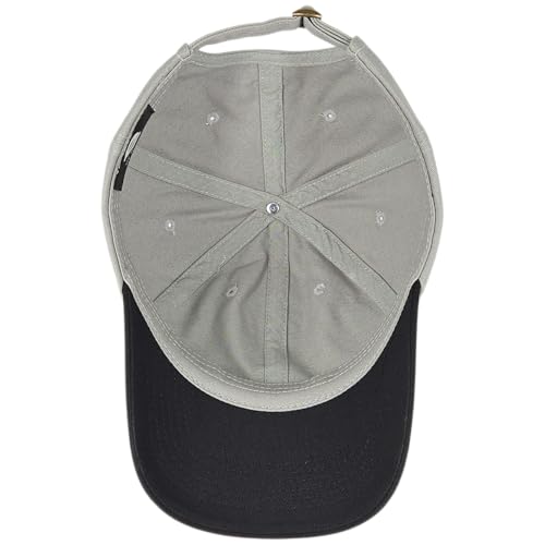 E BY ELIDAN Two Tone Dad Hat, Low Profile Baseball Cap - color: Grey Black