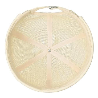 Mens Mesh Brimless Cap with No Brim, Summer Docker Cap Beanie Hat Flip Sailor Skullcap Breathable - color: Beige 2