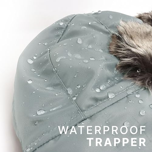Waterproof Winter Trapper Ushanka Hat Ear Flap Chin Strap, Russian Style - color: Arctic (Tan)